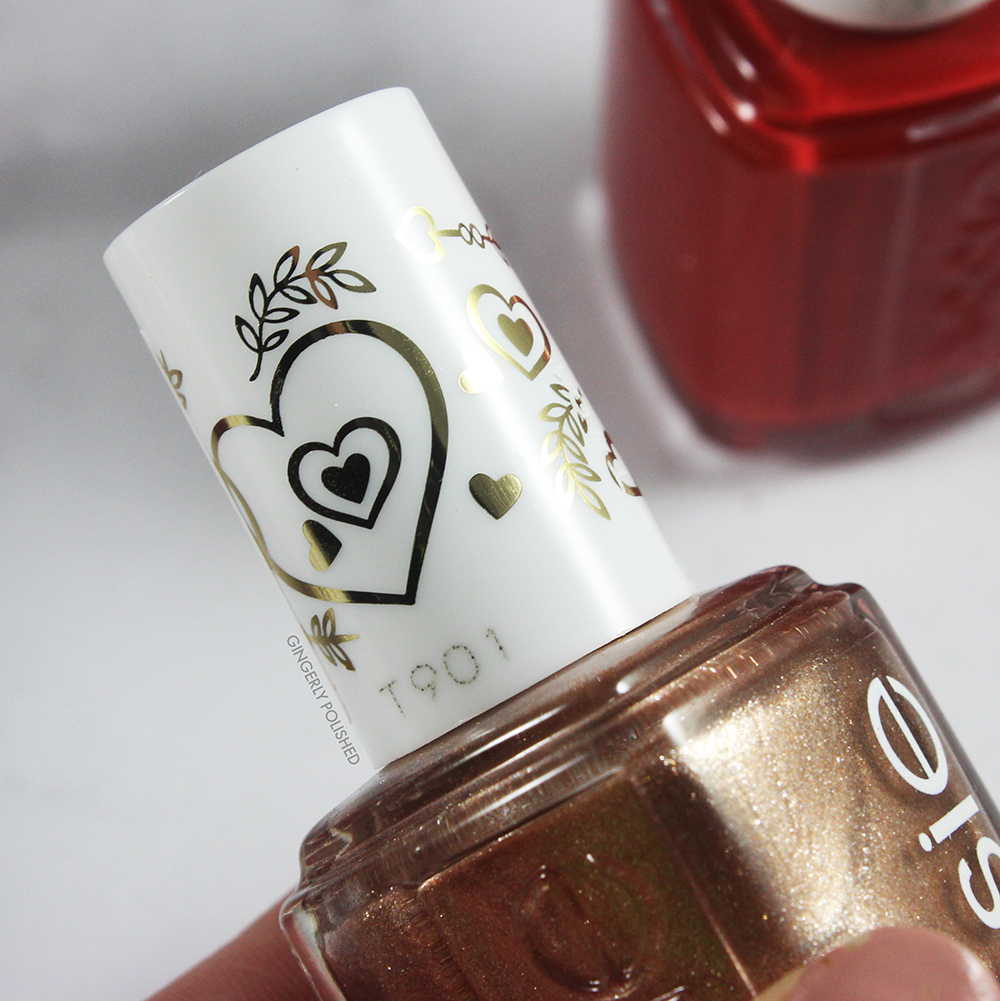 Swatches & GINGERLY POLISHED Essie Review – Day 2021 Collection Valentine\'s –