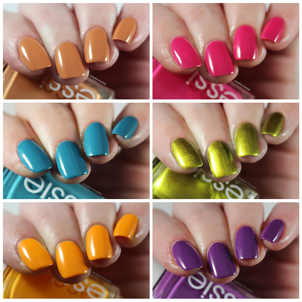 Essie Summer 2022 Collection Swatches & Review GINGERLY POLISHED