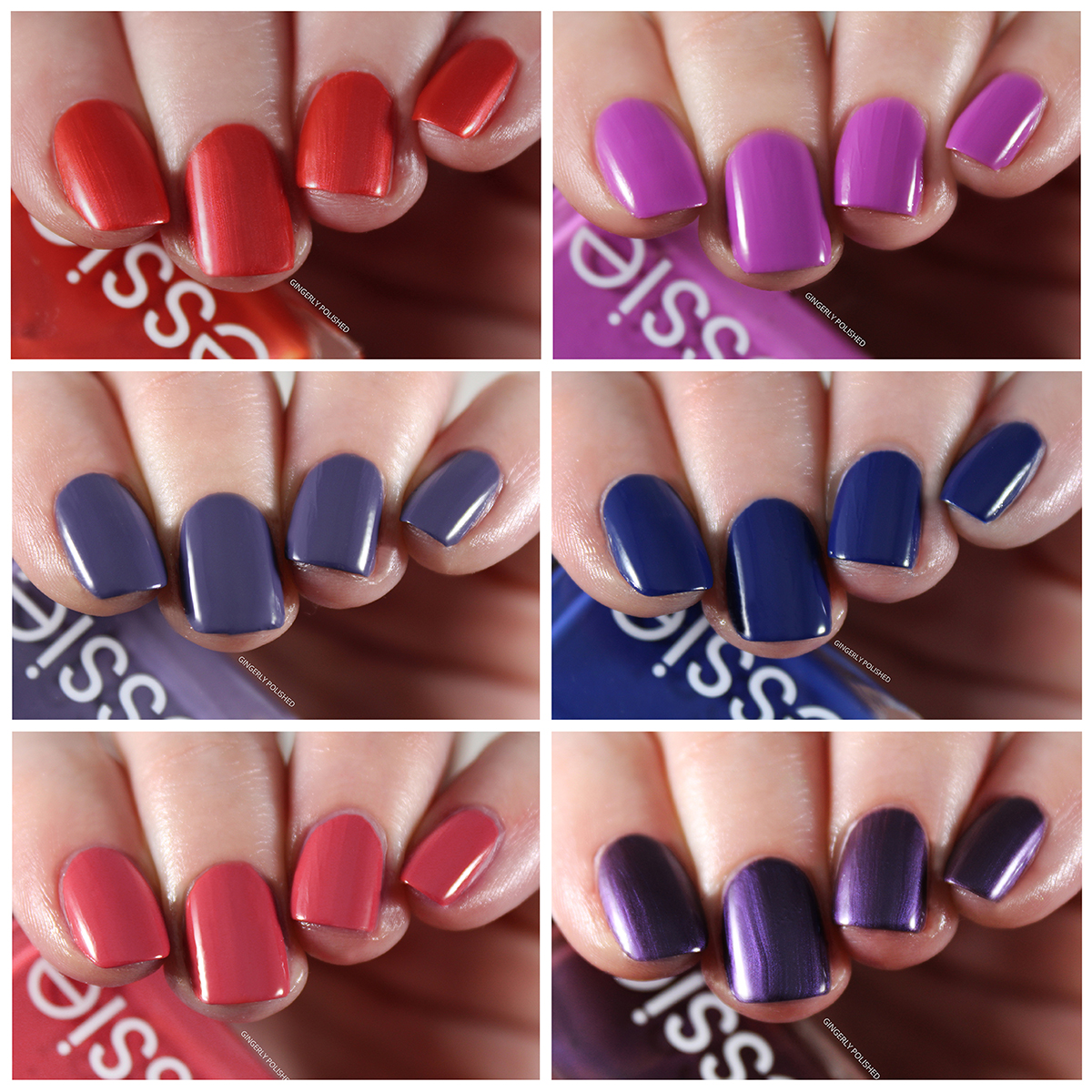 Swatches 2023 GINGERLY & Review – Essie Valentine\'s POLISHED Collection Day –